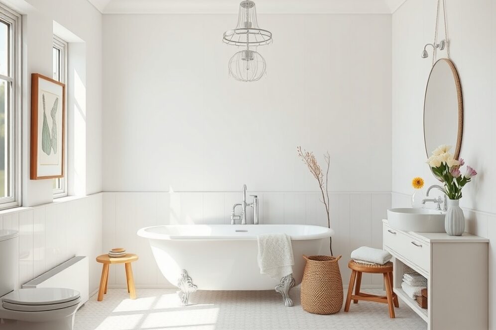 marksrealestate.ru | Как выбрать плитку для ванной в доме из клееного бруса?